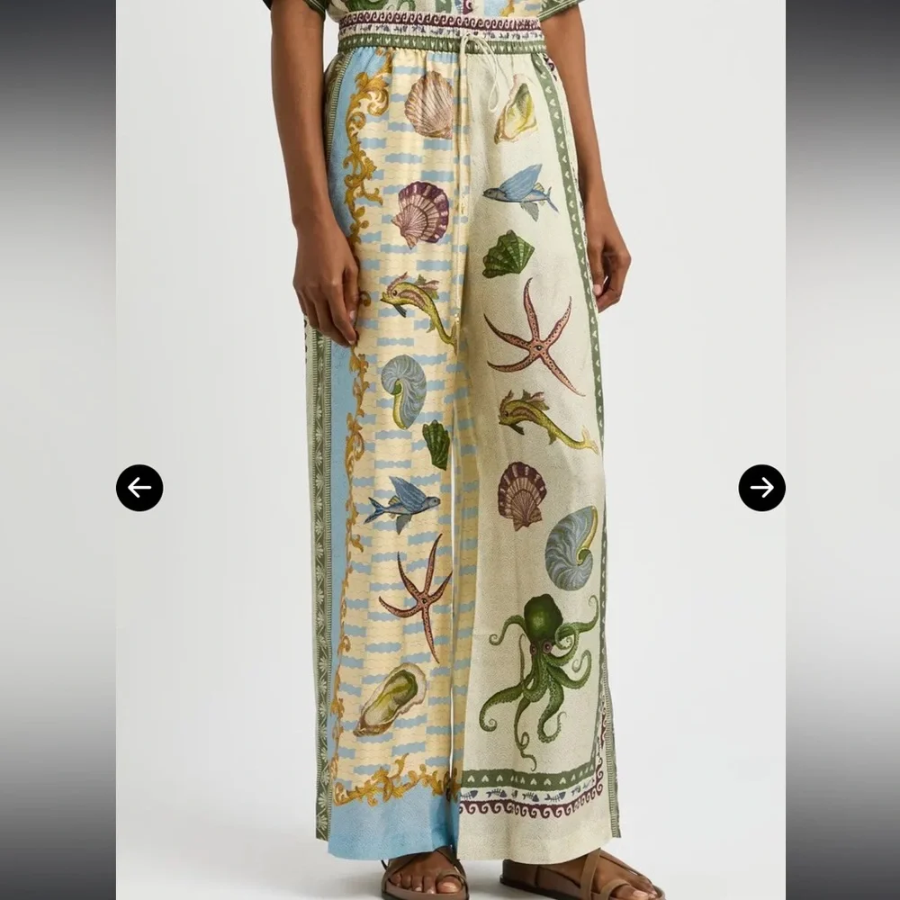 Alemais Satin Trousers - Picture 1 of 4